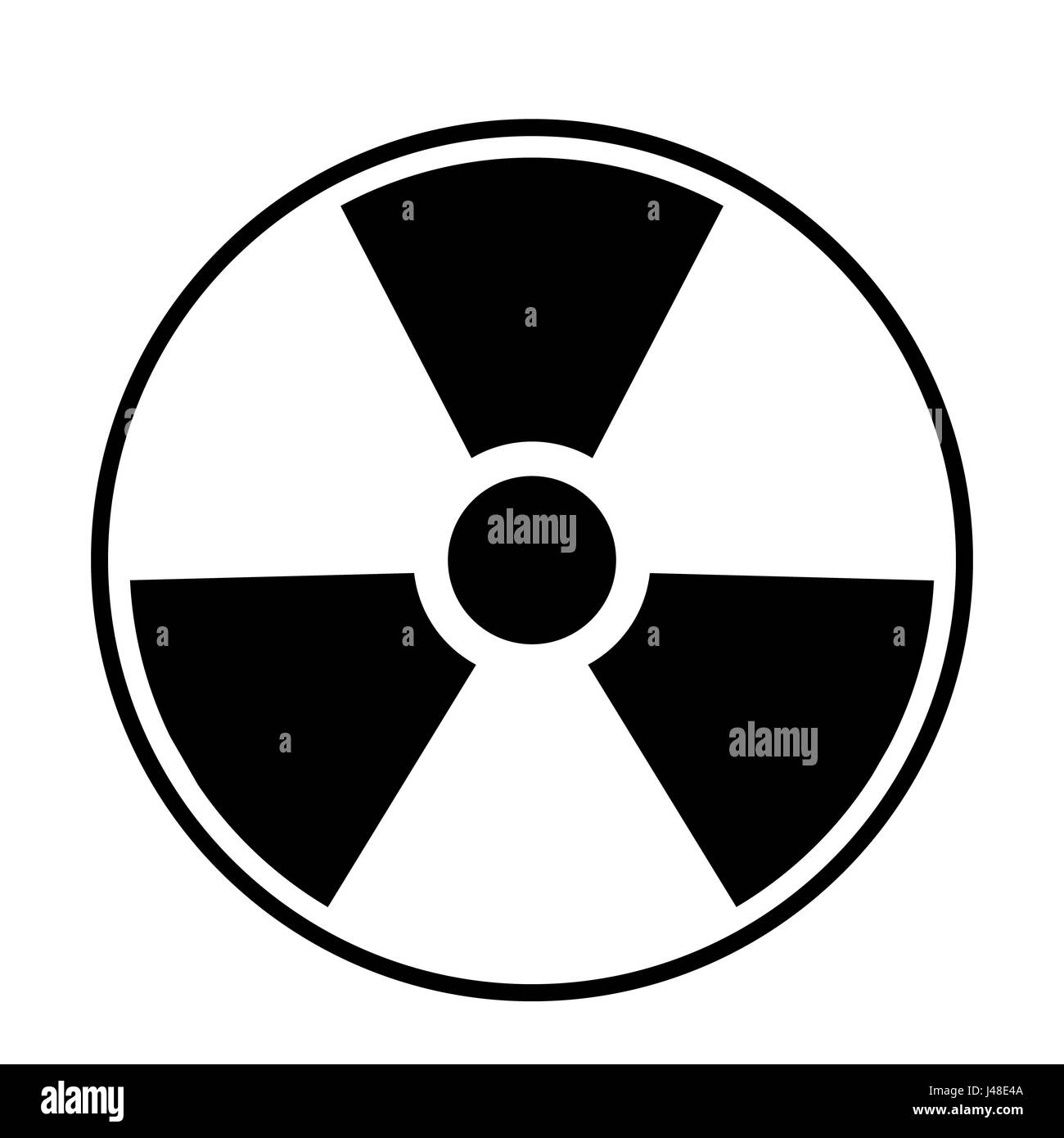 Nuclear Icon Vector. Stock Photo