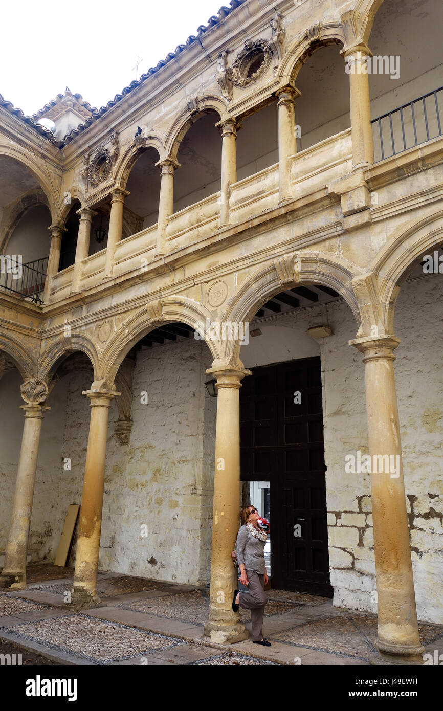 Monastery of Santa Maria de los Reales Alcazares in Ubeda in Andalusia Spain a UNESCO World Heritage Site Stock Photo