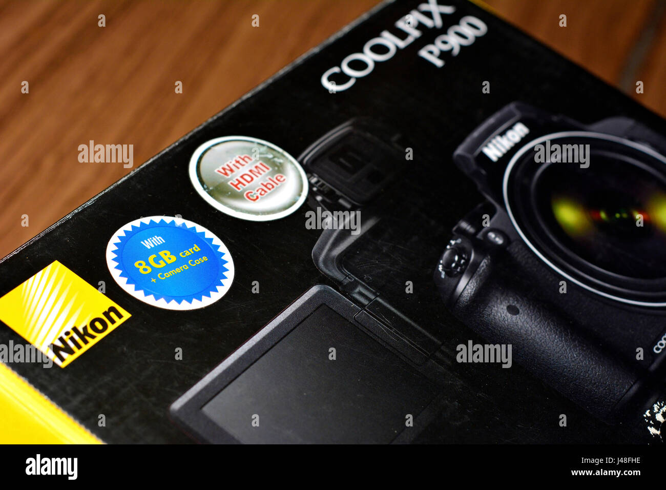 Nikon P900 Box Stock Photo
