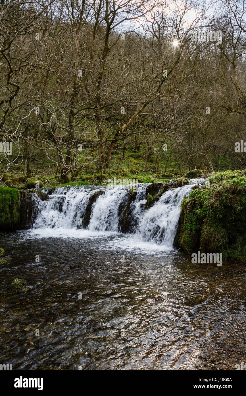 Lathkill Dale, Peak District National Park, Derbyshire, England Stock Photo