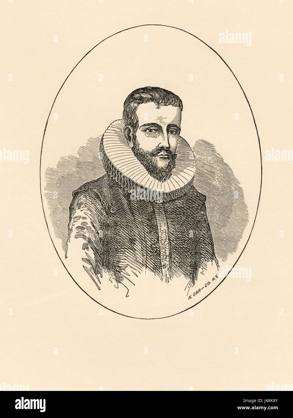 Henry Hudson, c.1565-1570 - 1611.  English explorer and navigator. Stock Photo