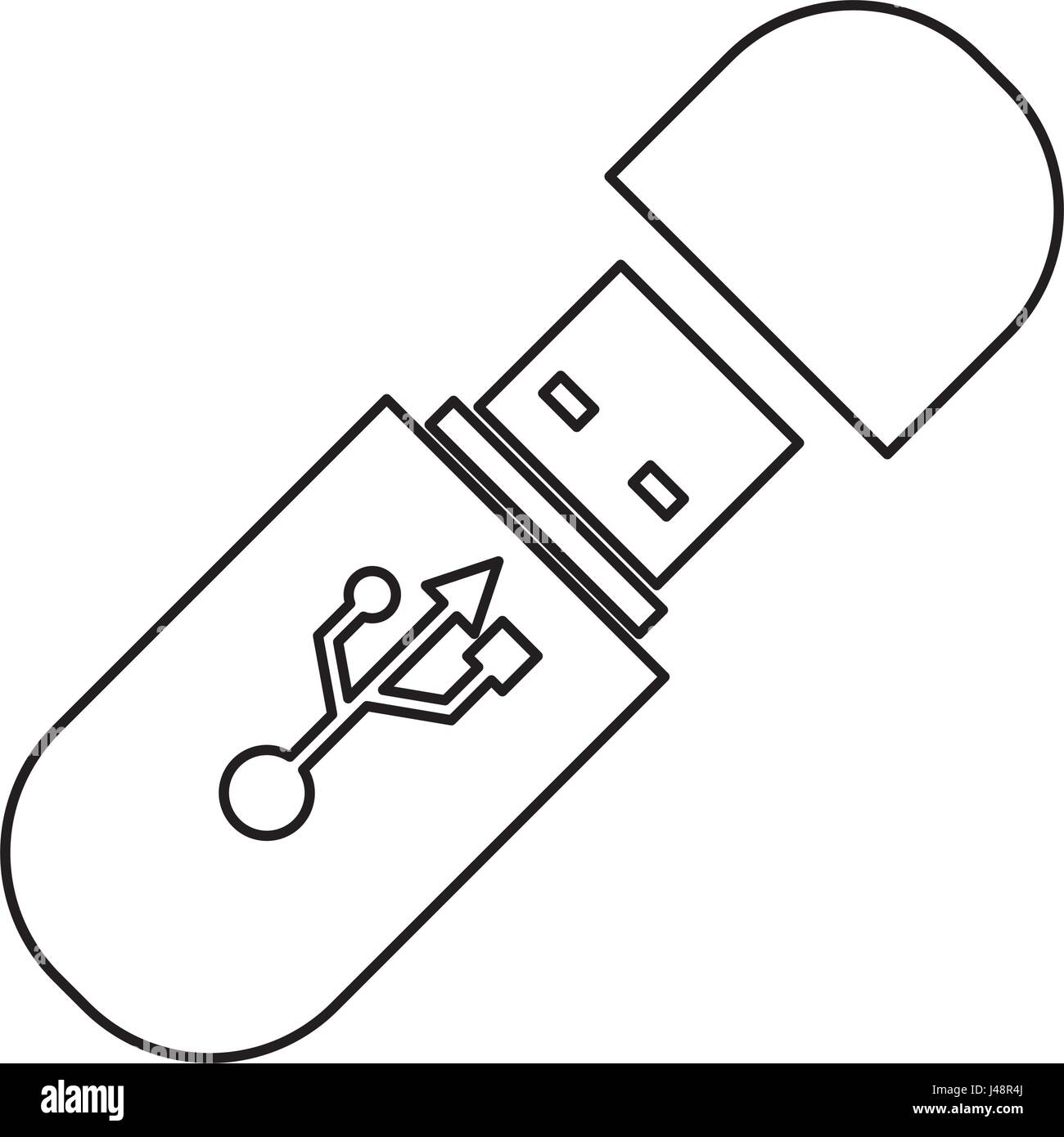USB connection technology Stock Vector Image & Art Alamy