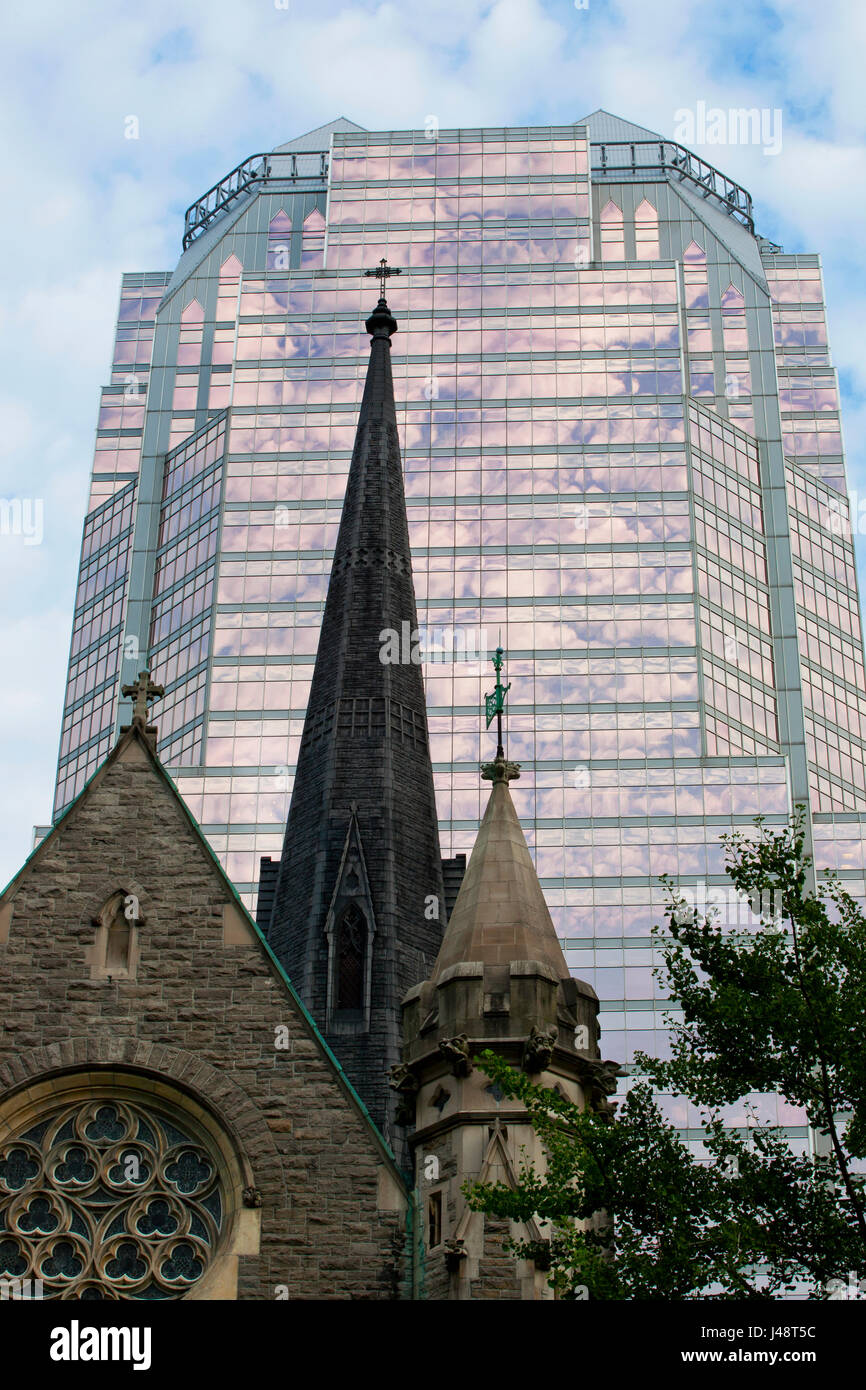 Christ Church Cathedral; Montreal, Quebec, Canada Stock Photo Alamy