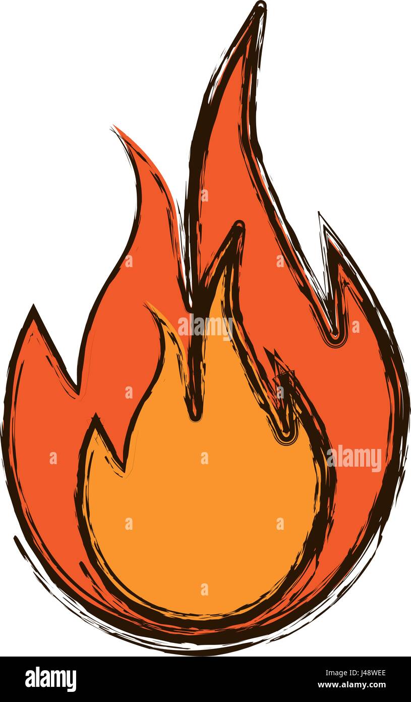 fire flame icon Stock Vector Image & Art - Alamy