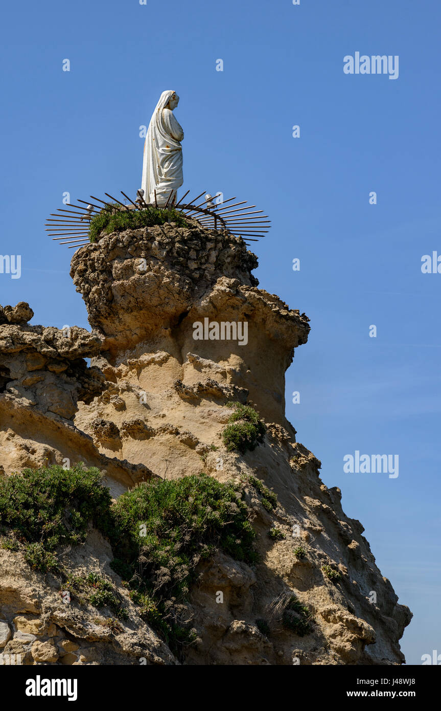 Rocher de la Vierge of Biarritz, Aquitaine, France, Europe Stock Photo Alamy Rocher de la Vierge of Biarritz, Aquitaine, France, Europe Stock Photo Alamy