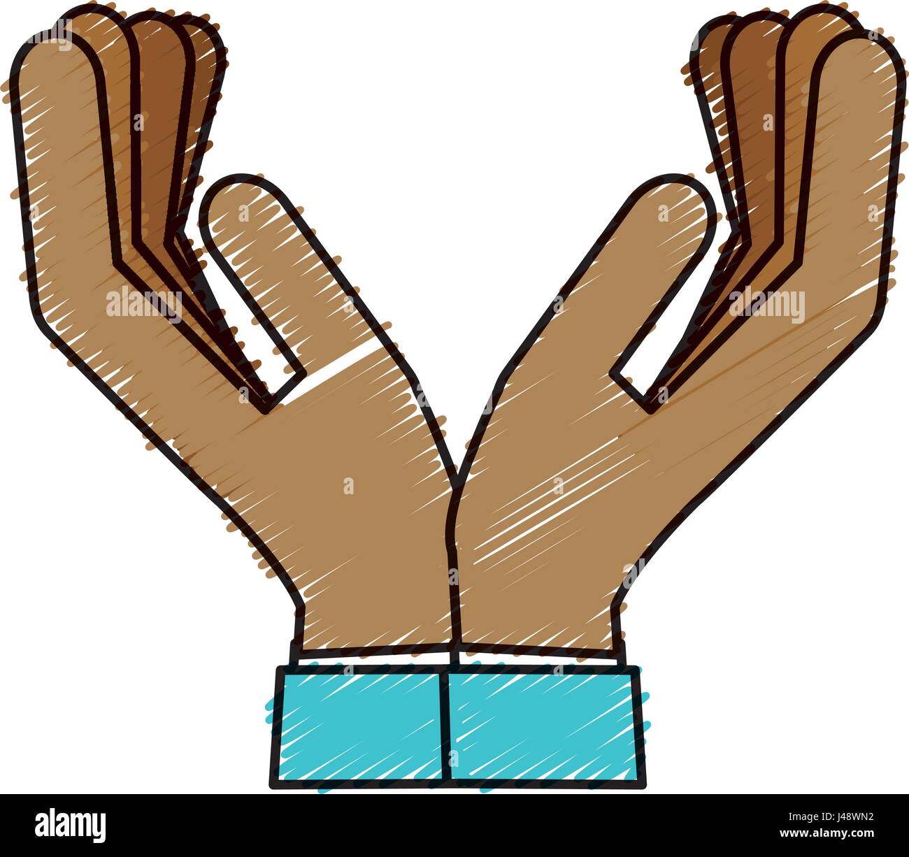 human hands icon Stock Vector Image & Art - Alamy
