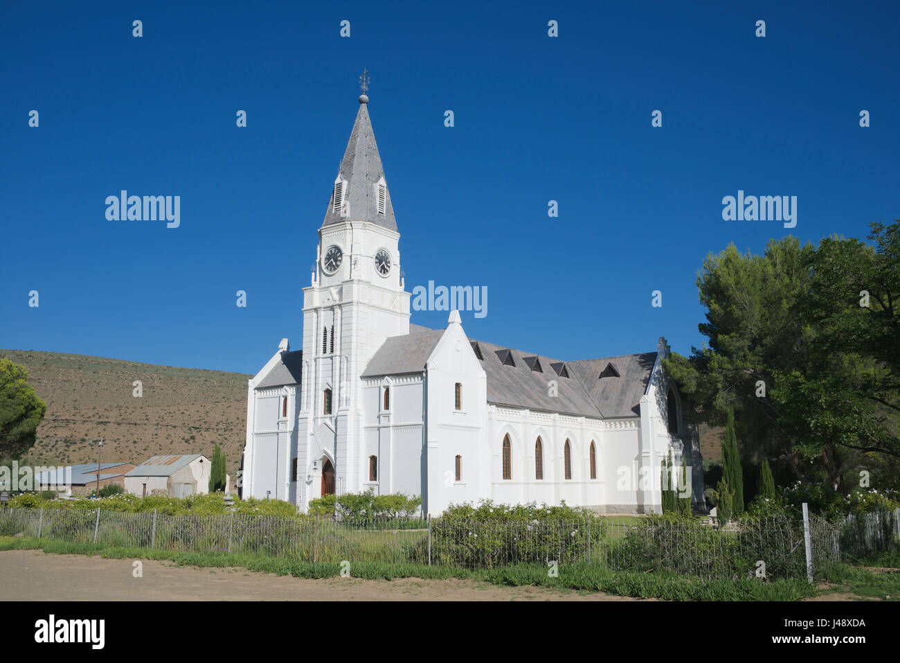 Nieu Bethesda church Karoo Eastern Cape South Africa Stock Photo