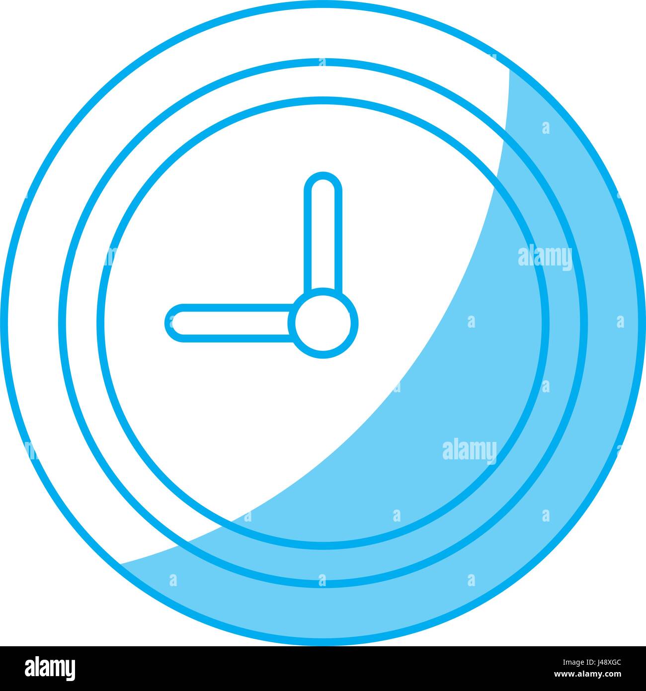 clock icon image Stock Vector Image & Art - Alamy