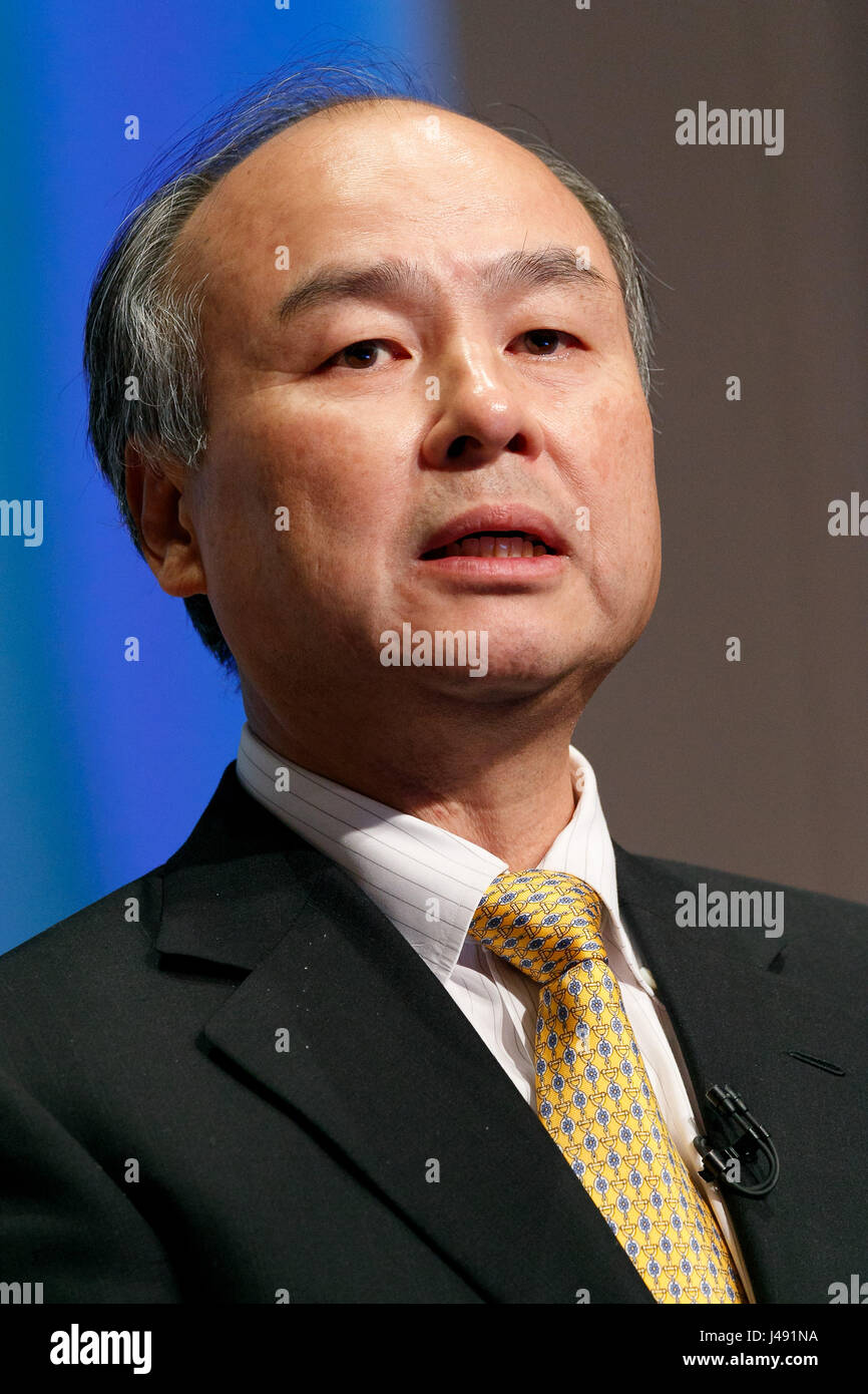 Tokyo Japan 10th May 2017 SoftBank Chairman And CEO Masayoshi Son tokyo-japan-10th-may-2017-softbank-chairman-and-ceo-masayoshi-son