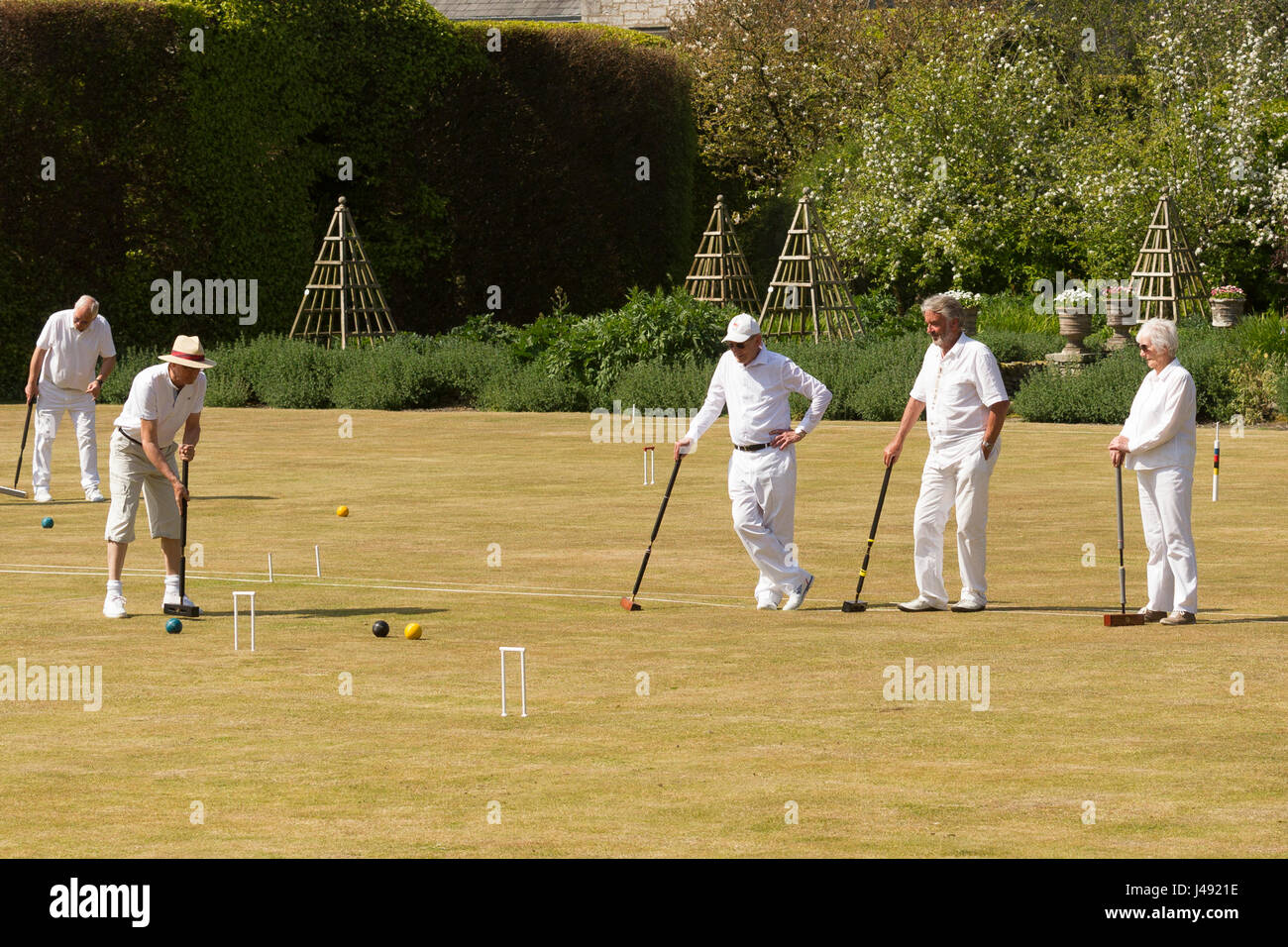 Vintage croquet britain hires stock photography and images Alamy