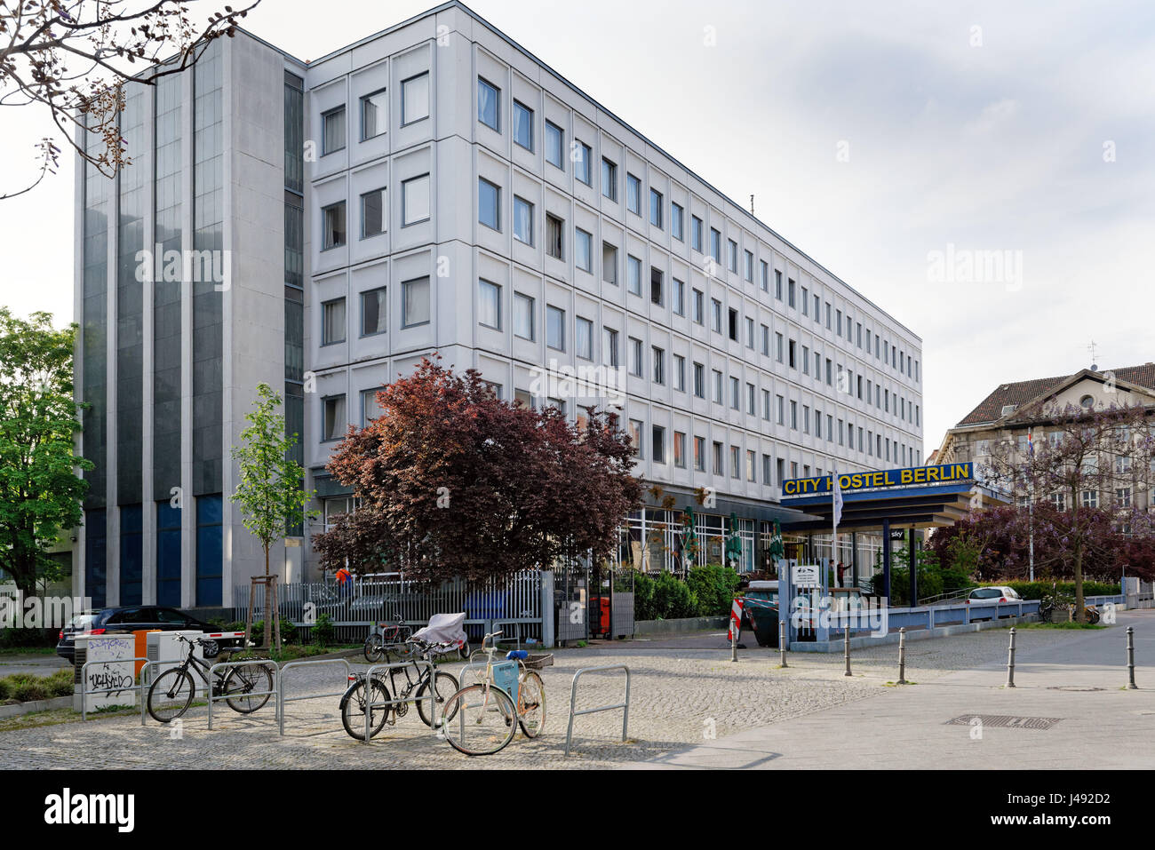 Berlin, Germany. 10th May, 2017. On wednesday the 10th of May 2017, the German gouvernement anounced, that the City Hostel Berlin, on the site of the North Korean embassy property, will be closed by violating UN rules Credit: Marcus Krauss/Alamy Live News Stock Photo