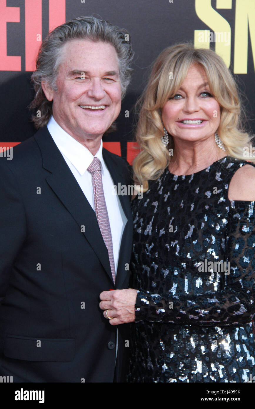 Los Angeles, USA. 10th May, 2017. Kurt Russell, Goldie Hawn 05/10/2017