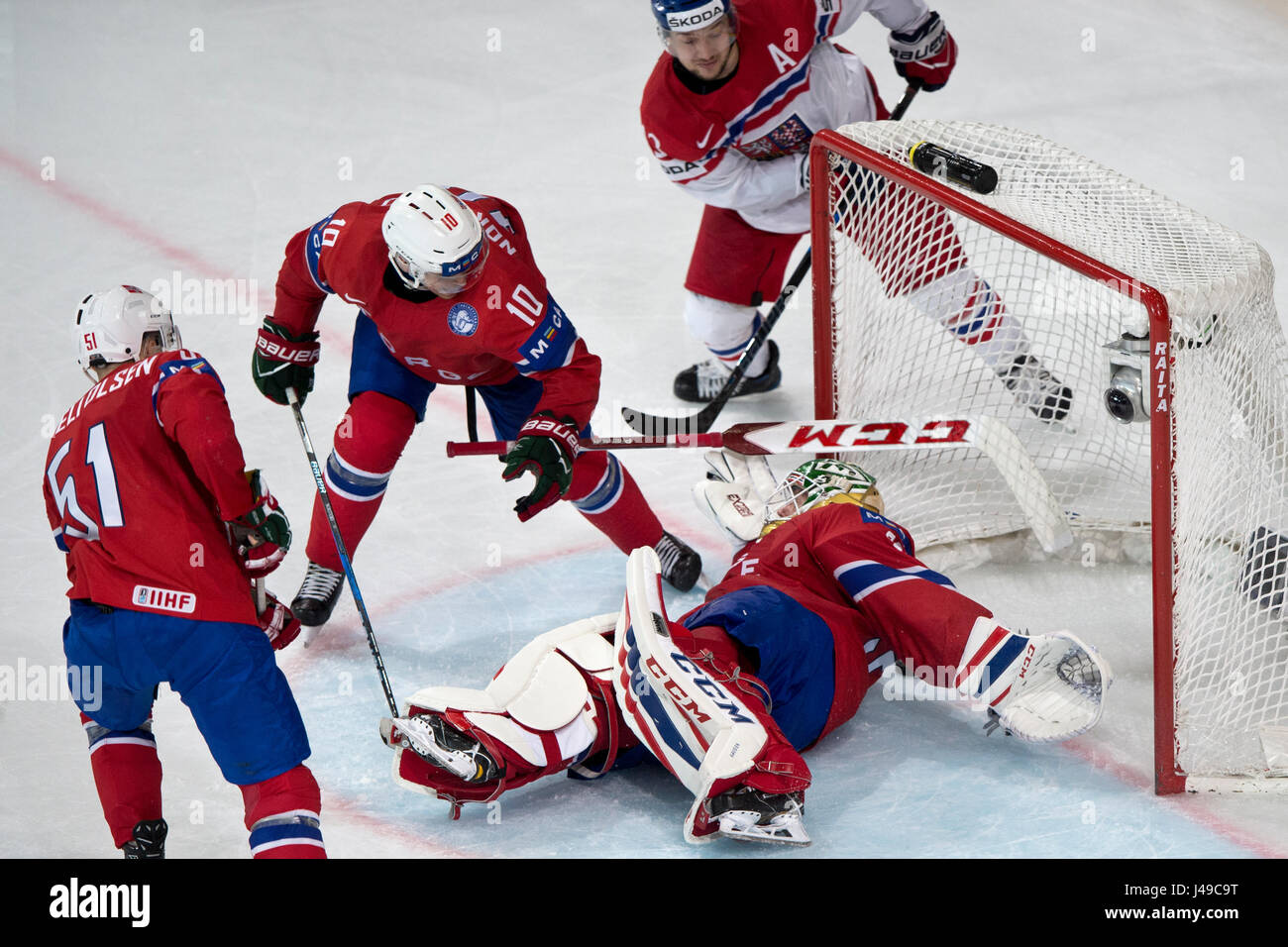 The Ice Hockey World Championships match Czech Republic vs Norway, in Stock  Photo - Alamy