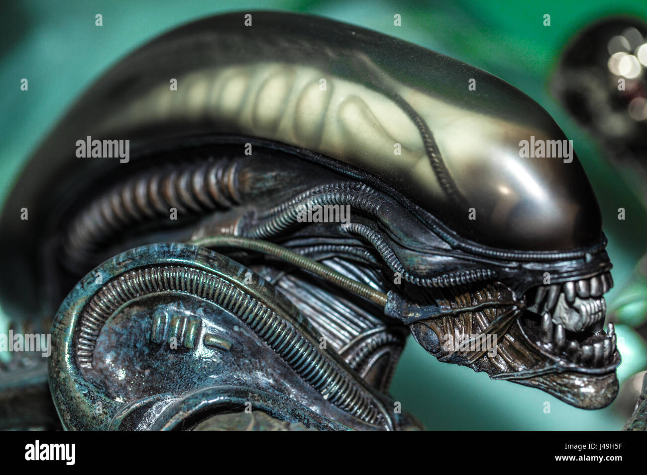 Alien movie figure Stock Photo