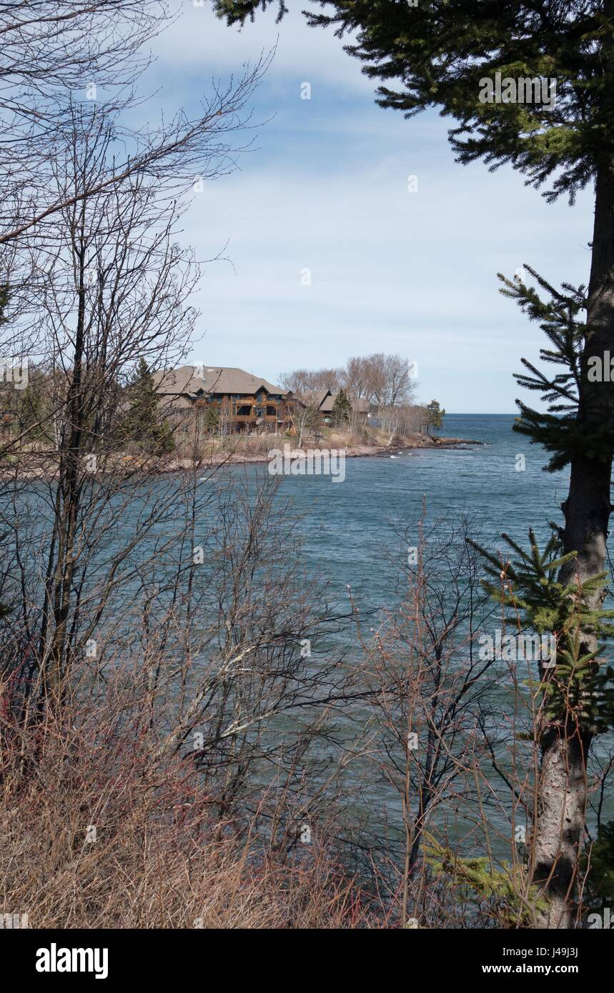 The Grand Superior Lodge near Two Harbors, Minnesota, USA Stock Photo