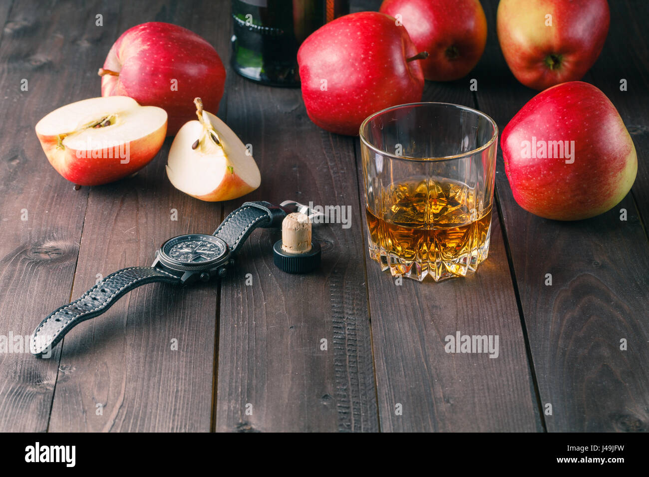 Relaxd friday time with alcohol drinks Stock Photo Alamy