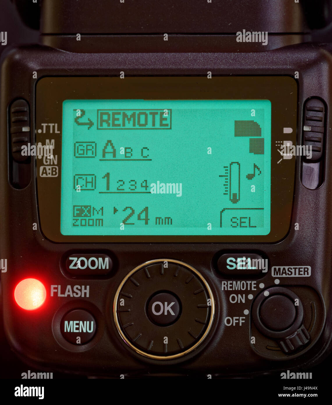 Camera Flash Remote Mode Stock Photo Alamy