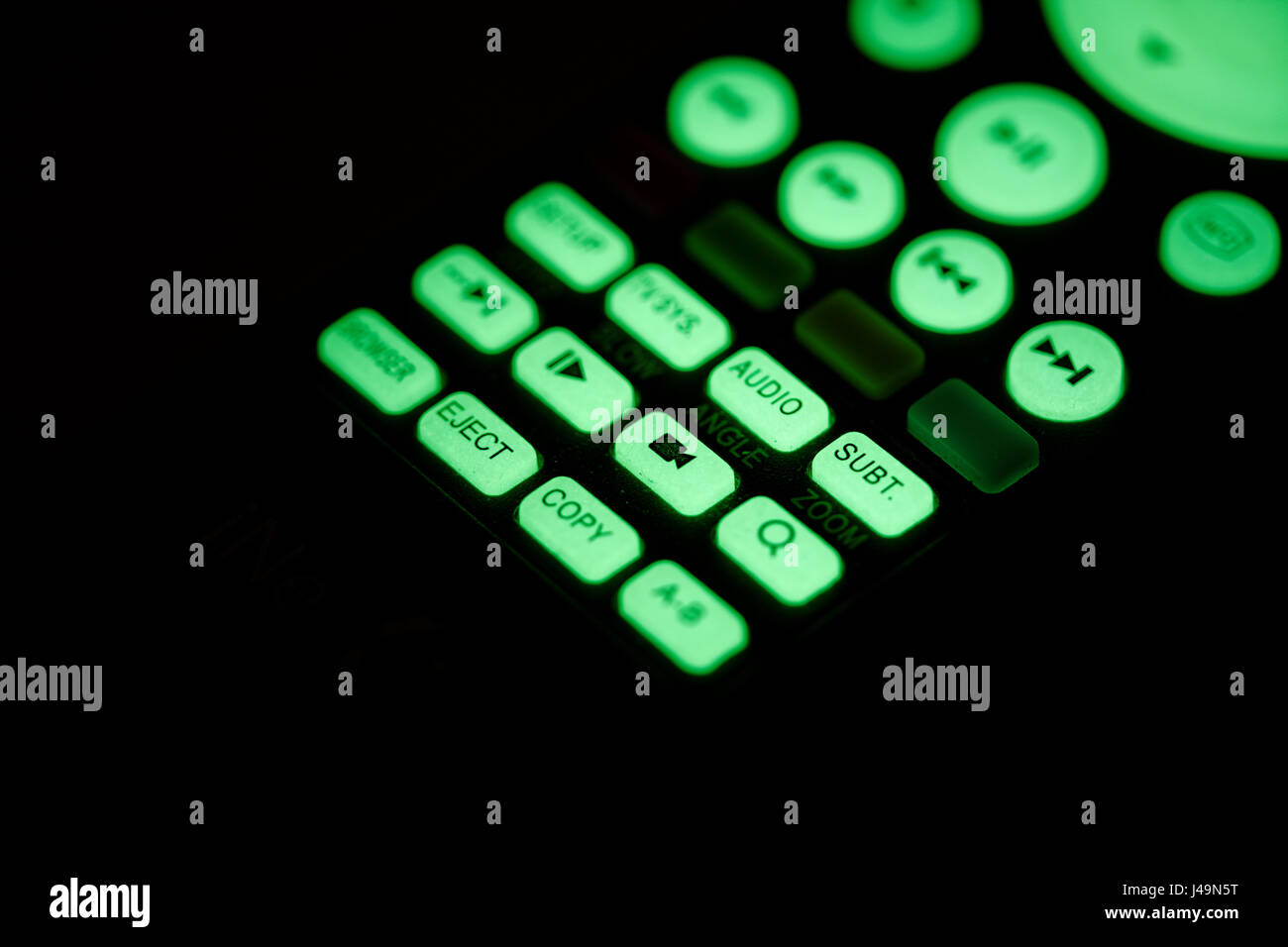 remote control with backlight Stock Photo - Alamy