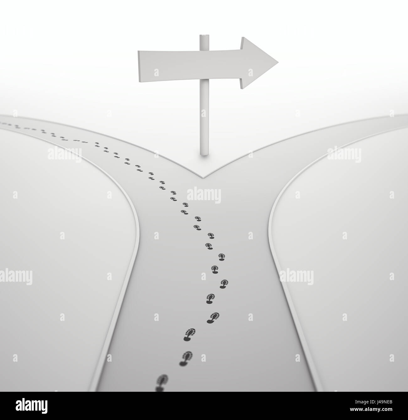 Crossroads path career illustration hi-res stock photography and images ...