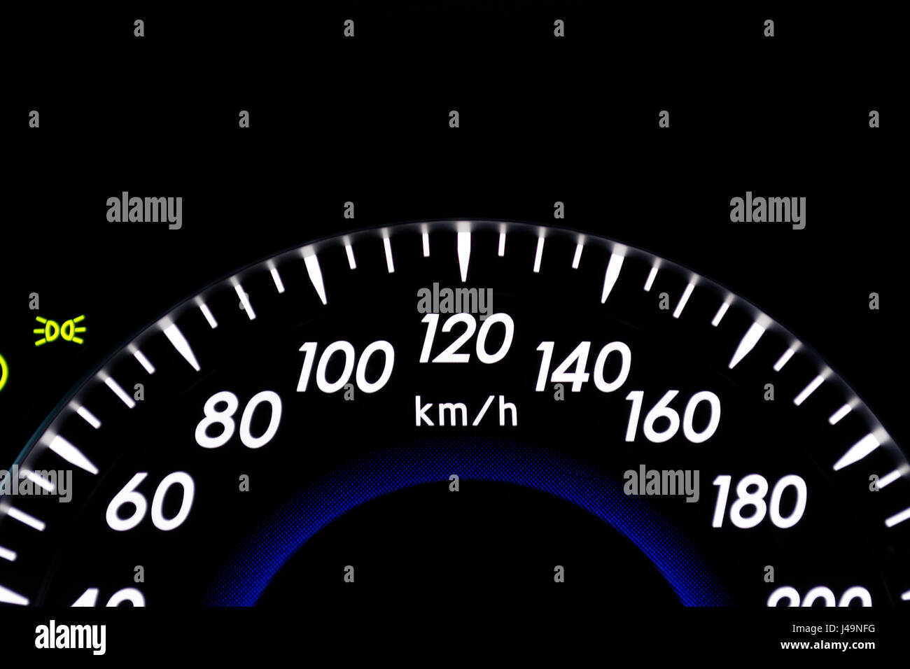 Speedometer km h hi-res stock photography and images - Alamy