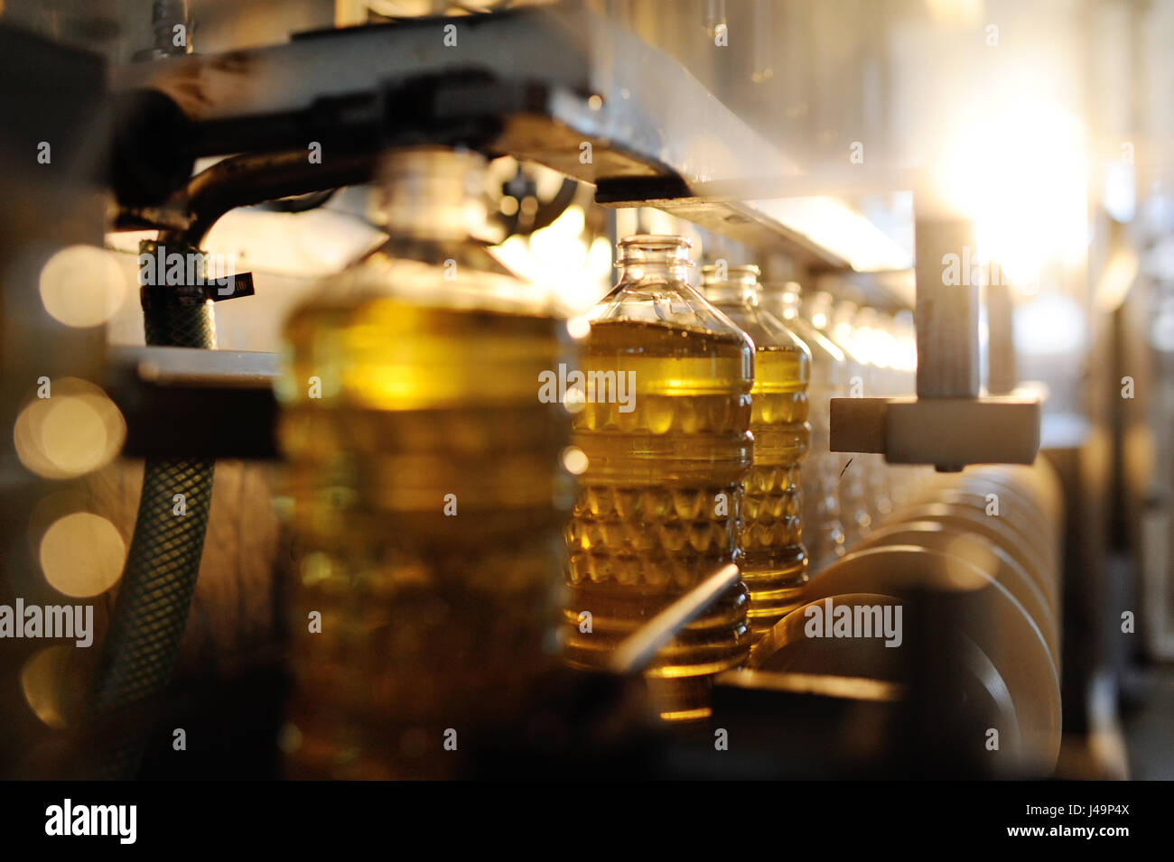 A factory for the production of sunflower oil Stock Photo Alamy
