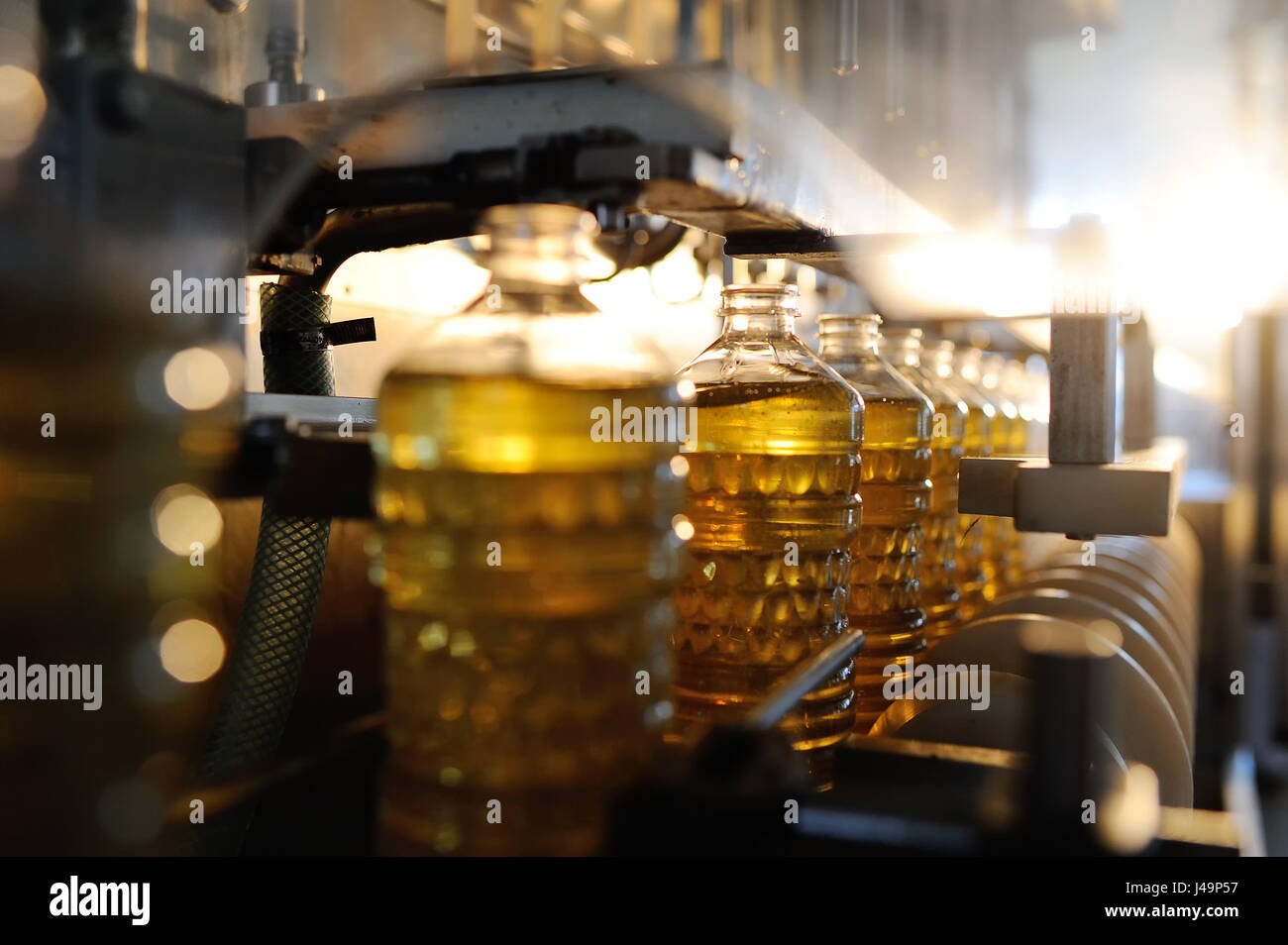 A factory for the production of sunflower oil Stock Photo Alamy