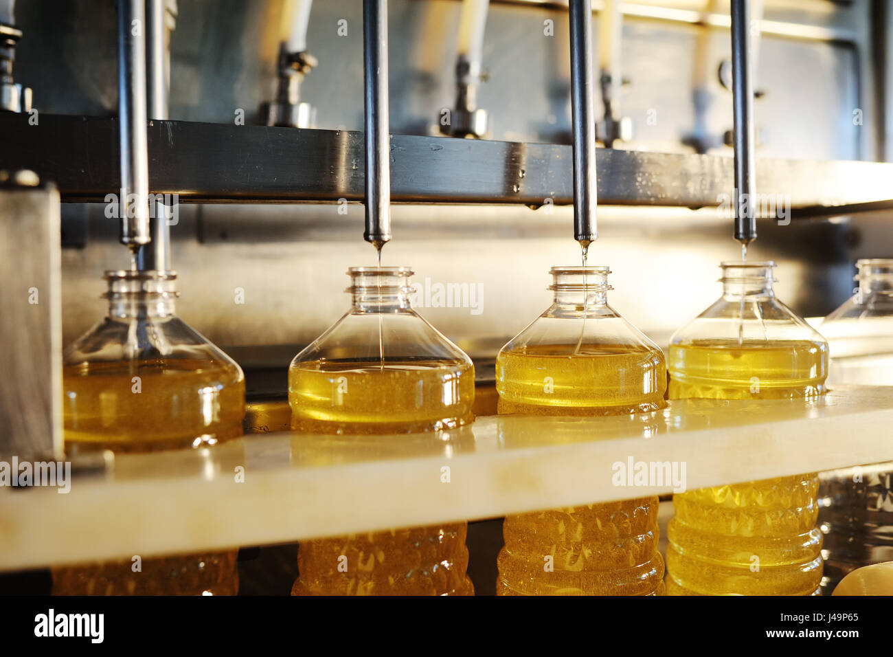 A factory for the production of sunflower oil Stock Photo Alamy