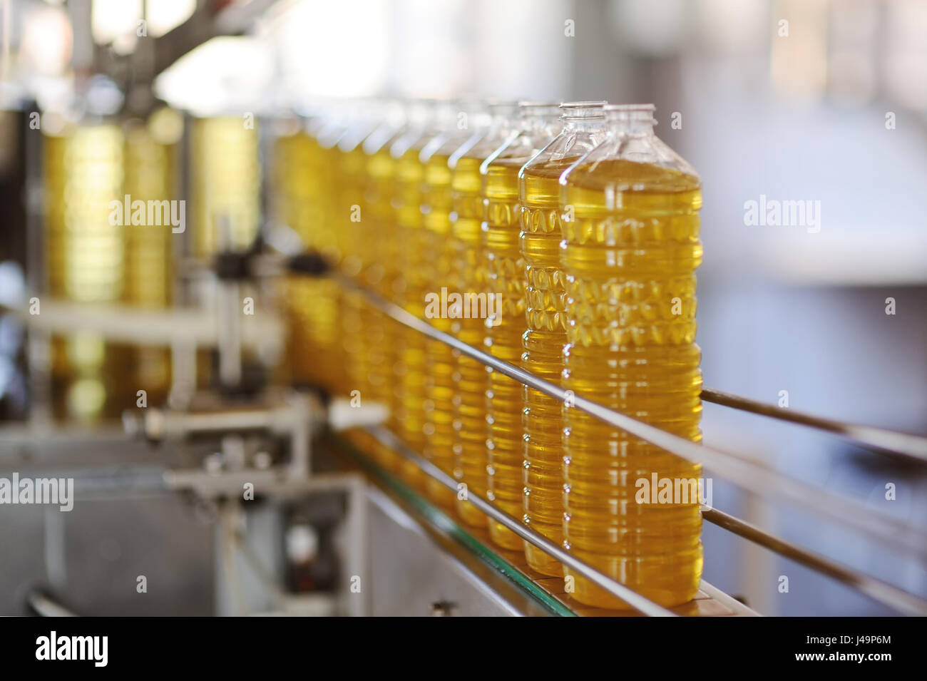 A factory for the production of sunflower oil Stock Photo Alamy
