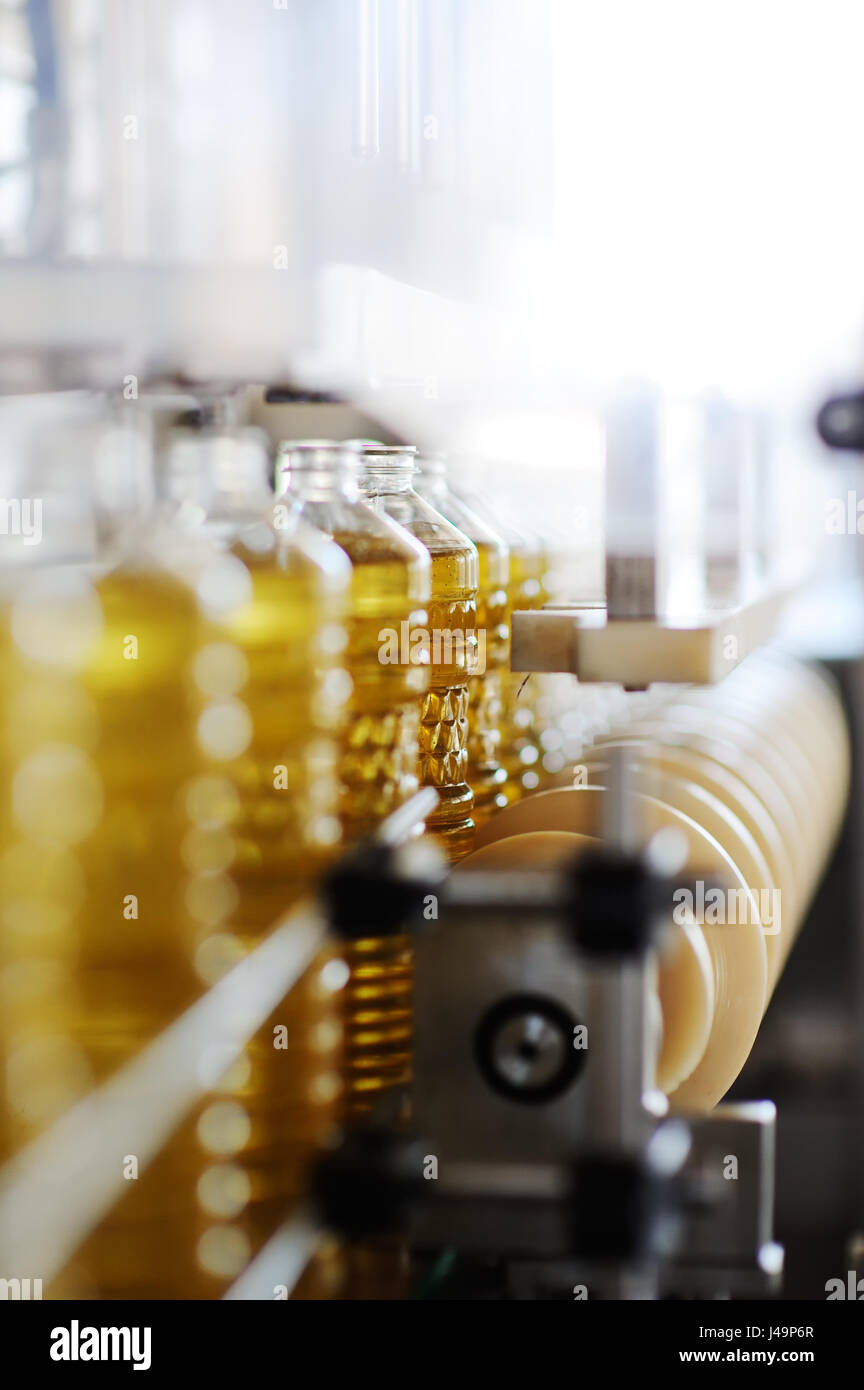 A factory for the production of sunflower oil Stock Photo Alamy