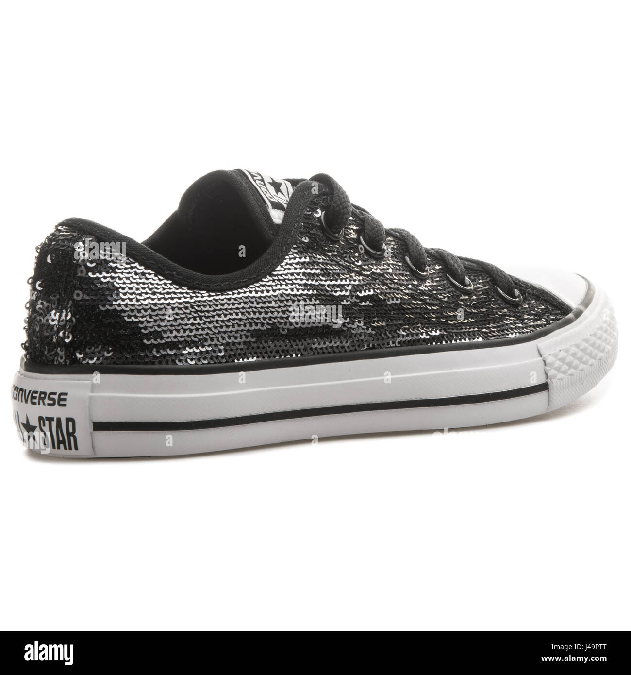 Converse Chuck Taylor All Star CT Sequin OX Black - 549665C Stock Photo -  Alamy