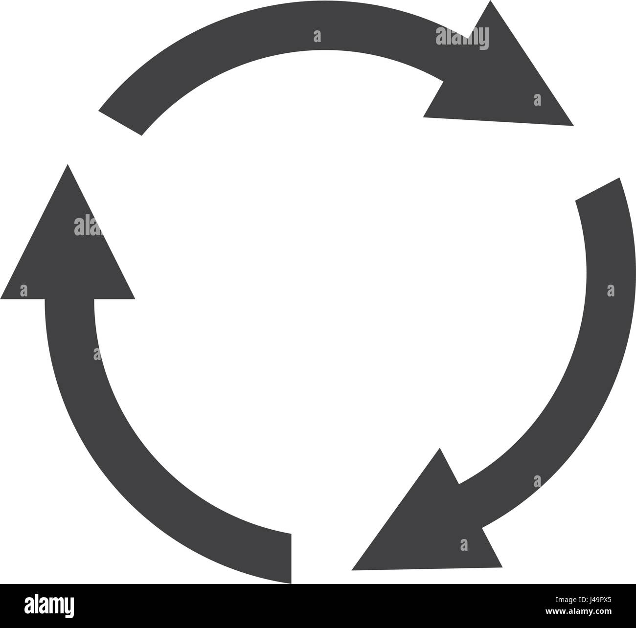 white background with arrows circle reload Stock Vector Image & Art - Alamy
