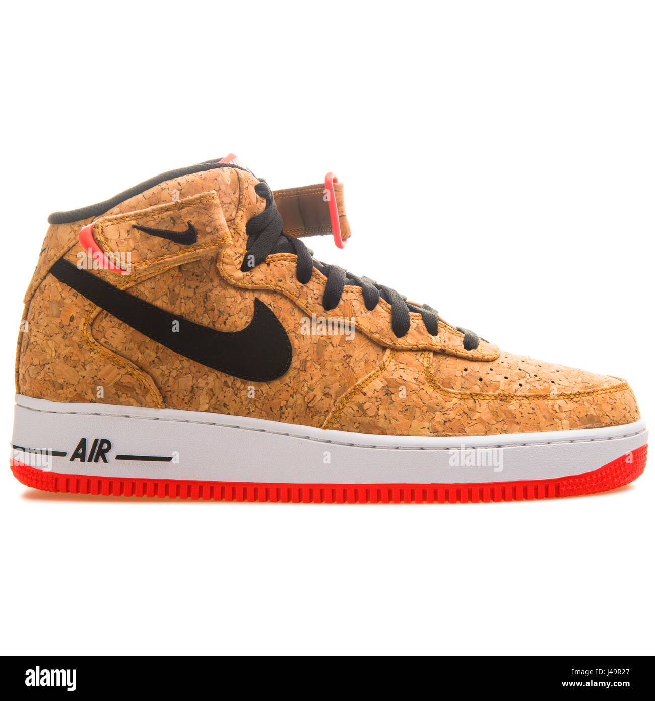Nike Air Force 1 Mid '07 Cork - 748282-100 Stock Photo