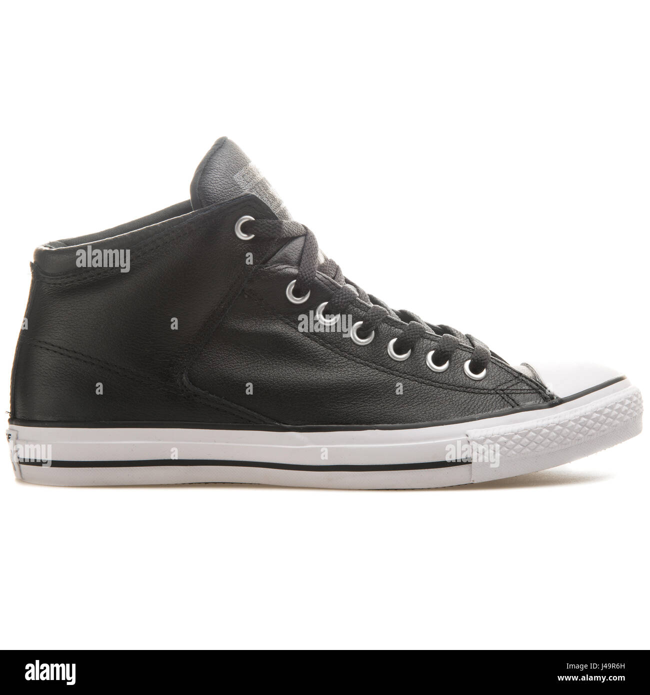 Converse Chuck Taylor All Star High Street Black Leather - 149426C Stock  Photo - Alamy