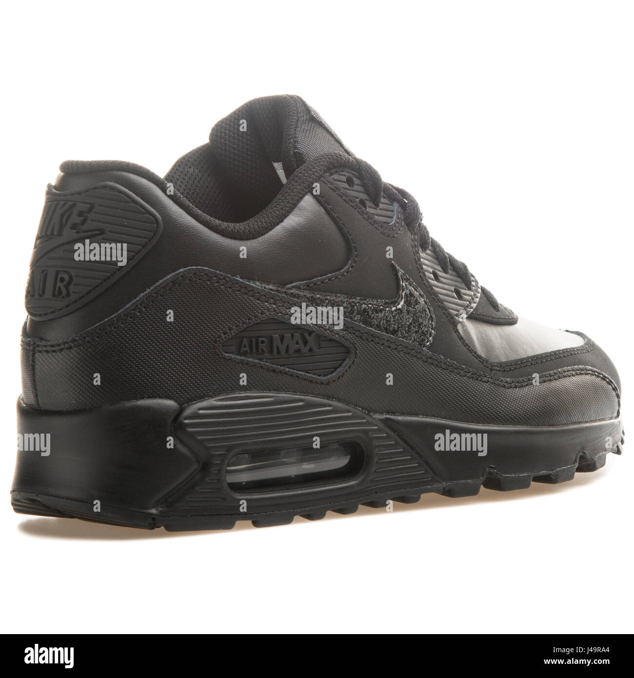 Nike Air Max 90 LTR (GS) Black - 724821-001 Stock Photo - Alamy