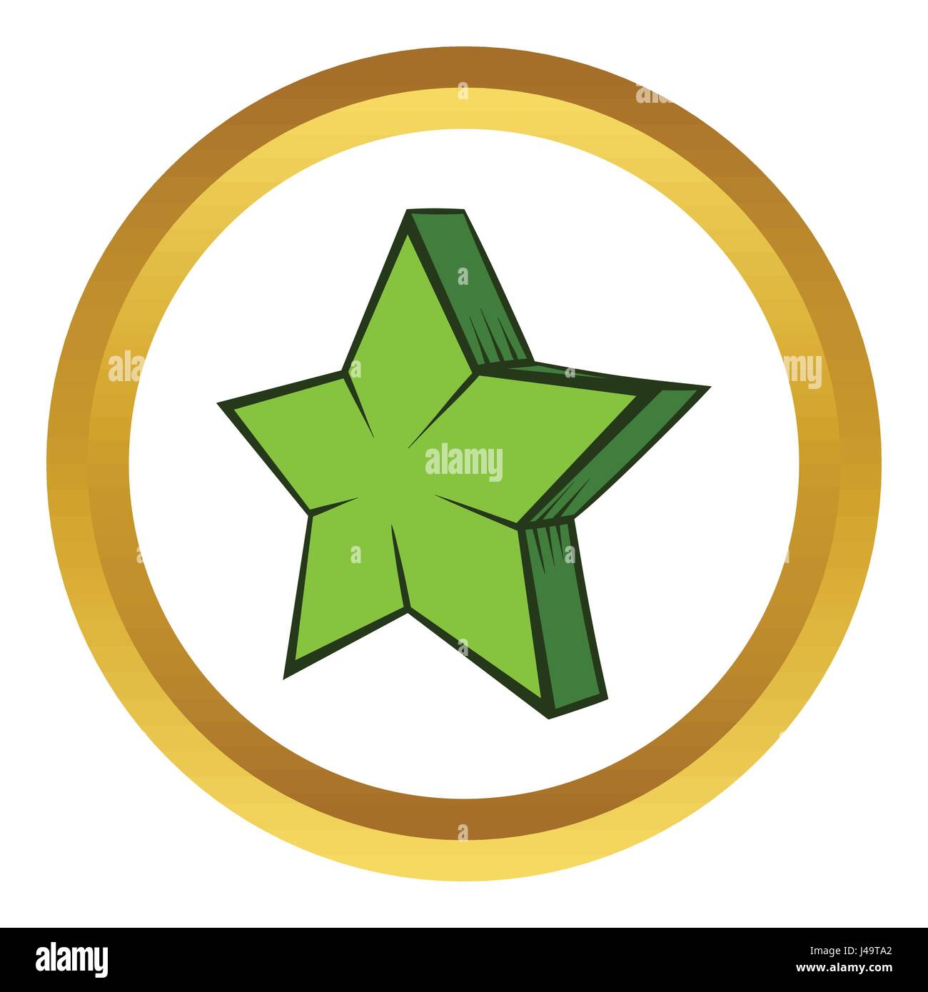 Star vector icon, cartoon style Stock Vector Image & Art - Alamy