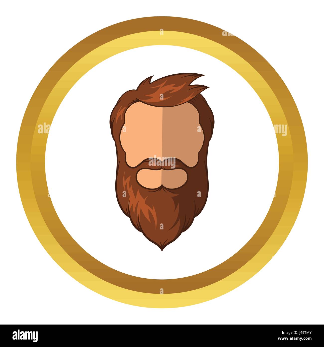 Hipster man vector icon, cartoon style Stock Vector Image & Art - Alamy