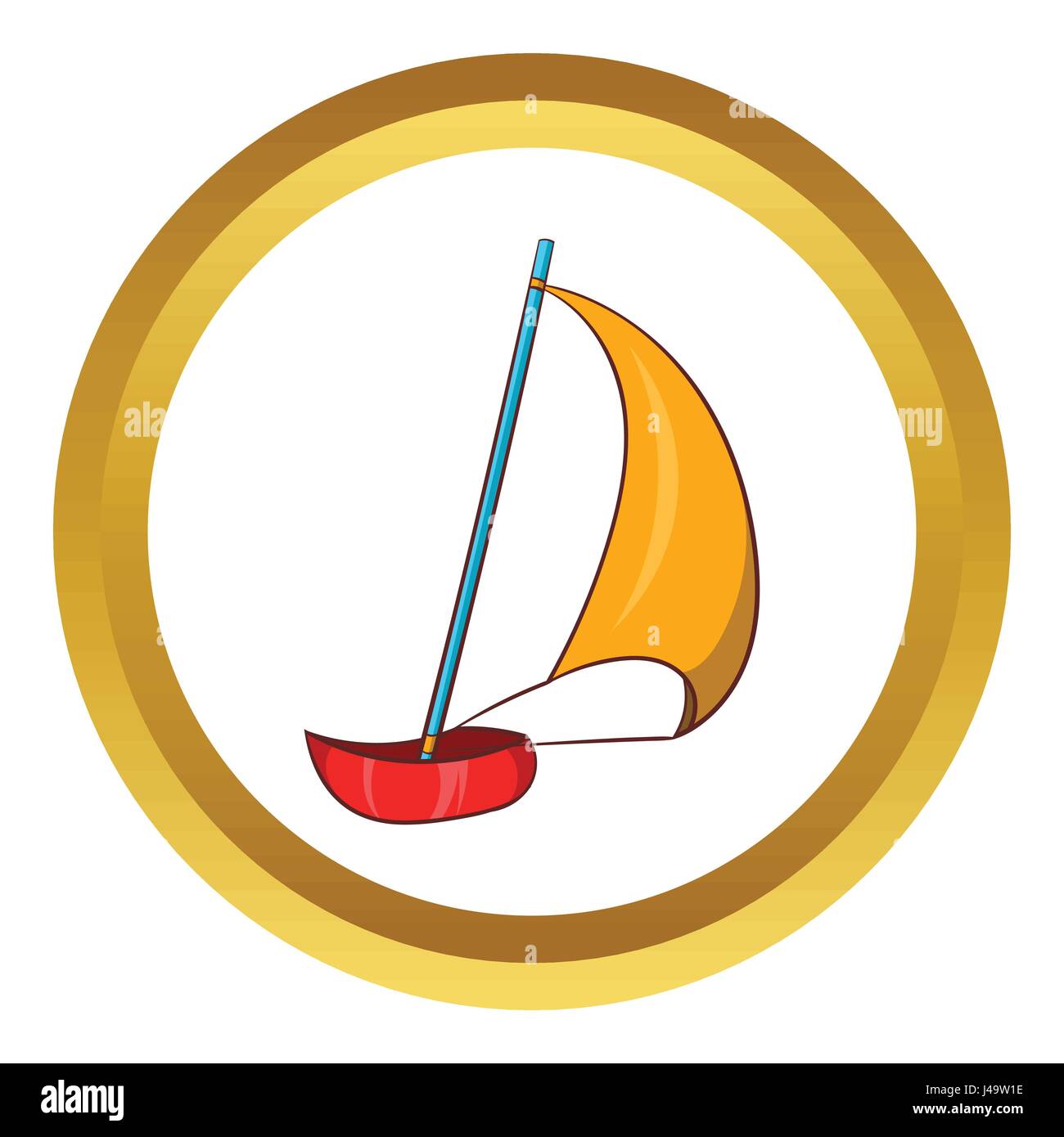 Yacht vector icon Stock Vector Image & Art - Alamy