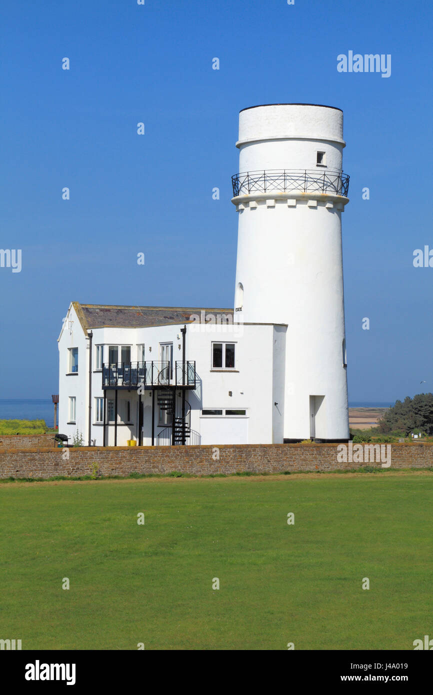 Old Hunstanton Lighthouse, built 1830, Norfolk England UK, North Sea