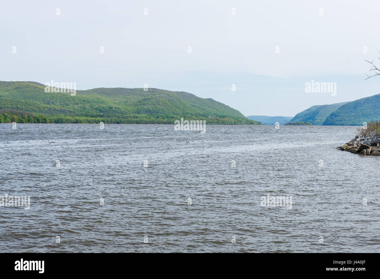 Plum Point State Park Overlooking the Hudson River in Upstate New York