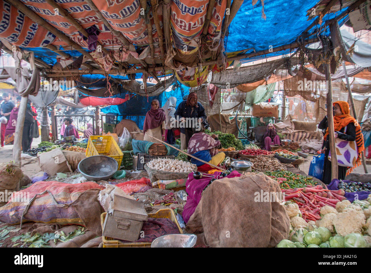 Johri Bazaar; Open food market in Jaipur, India Stock Photo Alamy