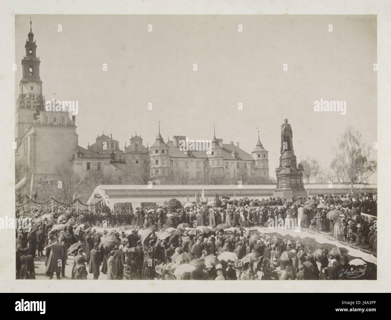 Pomnik Aleksandra II Czestochowa inauguracja 02 Stock Photo