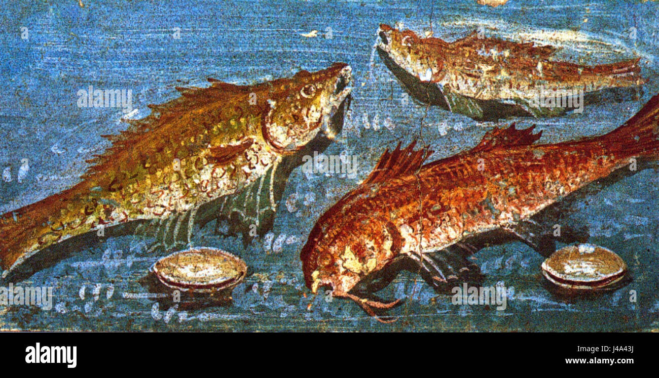 Roman wall painting from pompeii hi-res stock photography and images ...