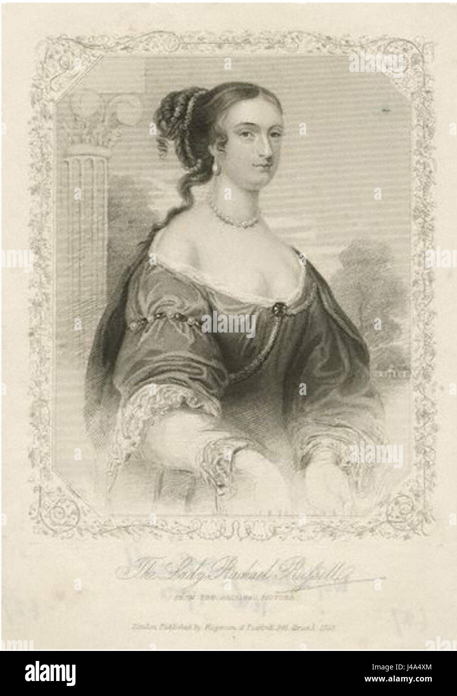 Rachel Wriothesley Lady Russell Stock Photo