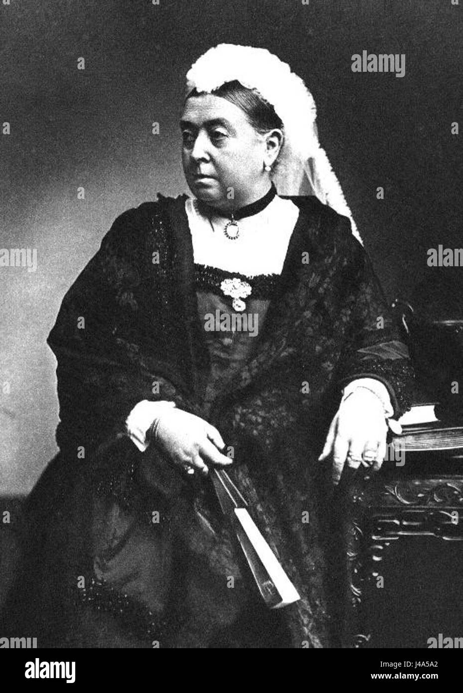 Queen Victoria in 1890 Stock Photo