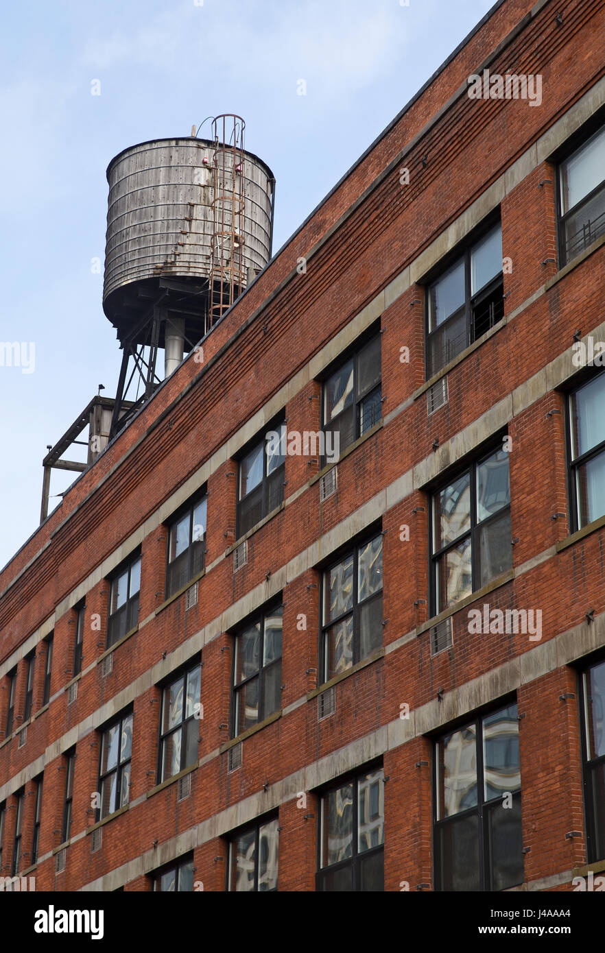 New york city water tower Stock Photo Alamy