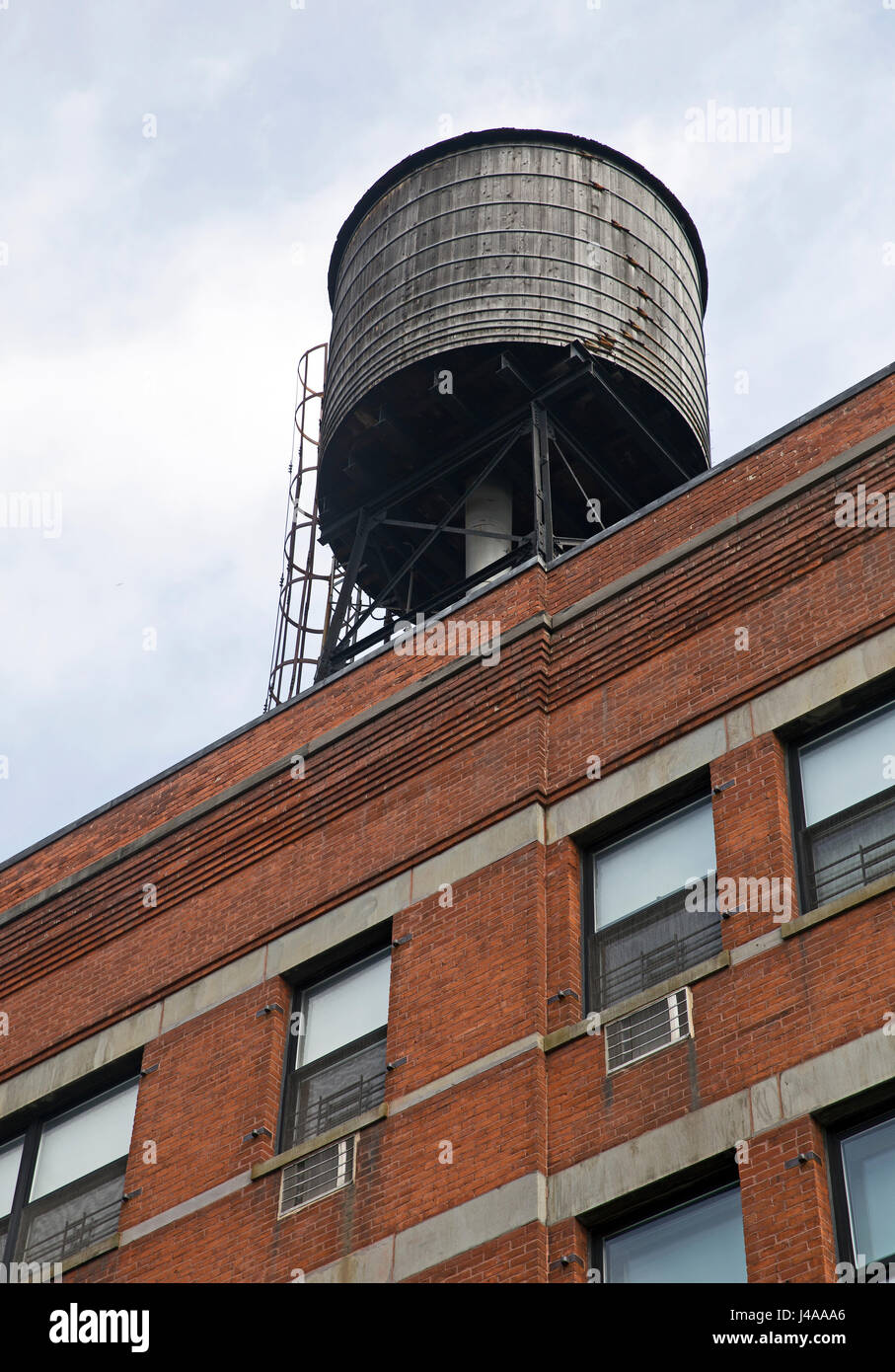 New york city water tower Stock Photo Alamy