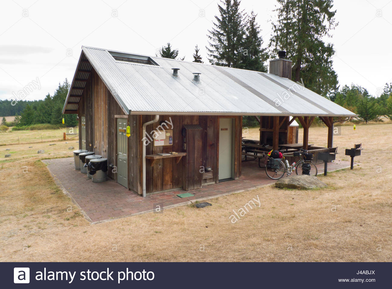 Lopez Farm Cottages And Tent Camping Stock Photos Lopez Farm