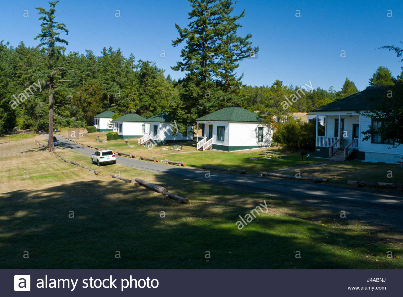 Original Company Cottages Now Used As Vacation Rentals At Roche