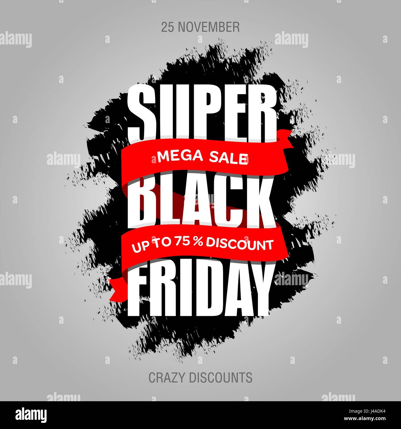 Black Friday Sale Inscription Best Design Template Black Friday