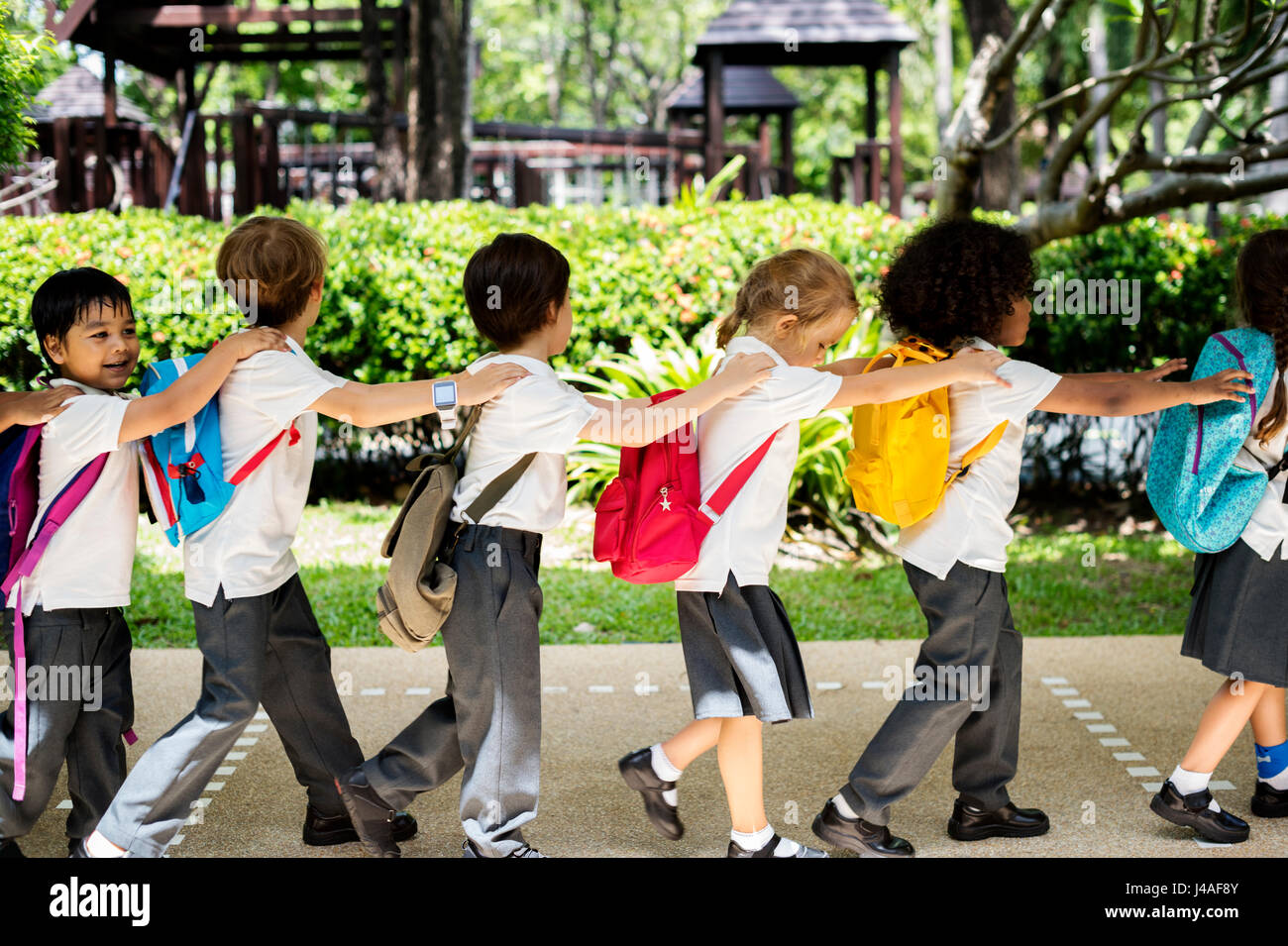 School queue hires stock photography and images Alamy
